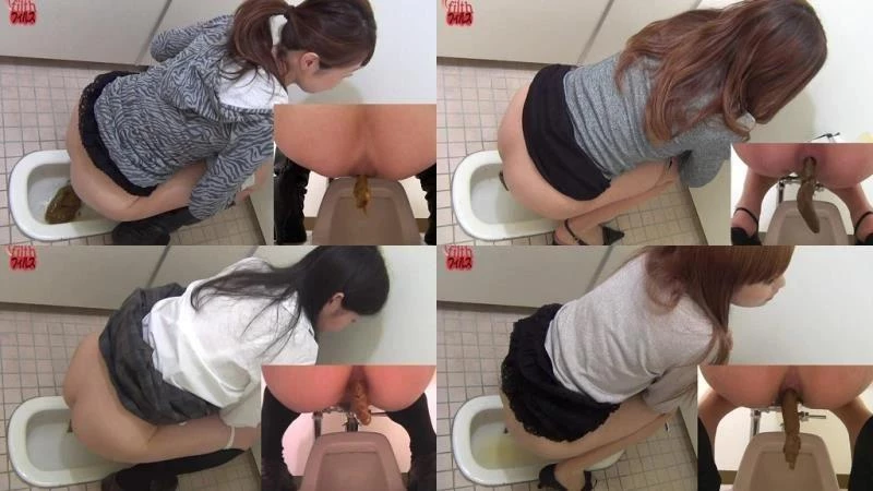 points of view toilet spycams. Pooping and pissing close ups and full body views. BFFT-06 [2024/HD]