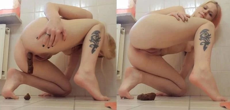 Girls pooping in toilet viewing from below. BFSpec-137 [2024/FullHD]